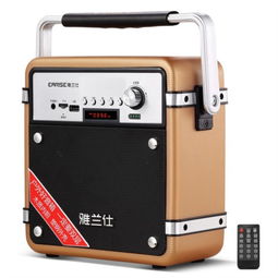 雅兰仕T1迷你便携移动广场舞音箱 金色魅力，随声起舞